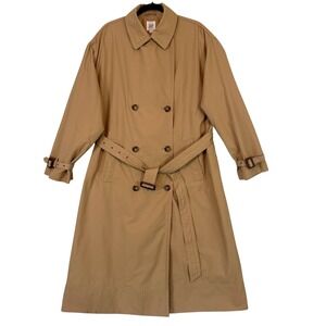 NWOT GAP Women’s XL Belted Trench Coat Y2K Double Breasted Minimalist Capsule
